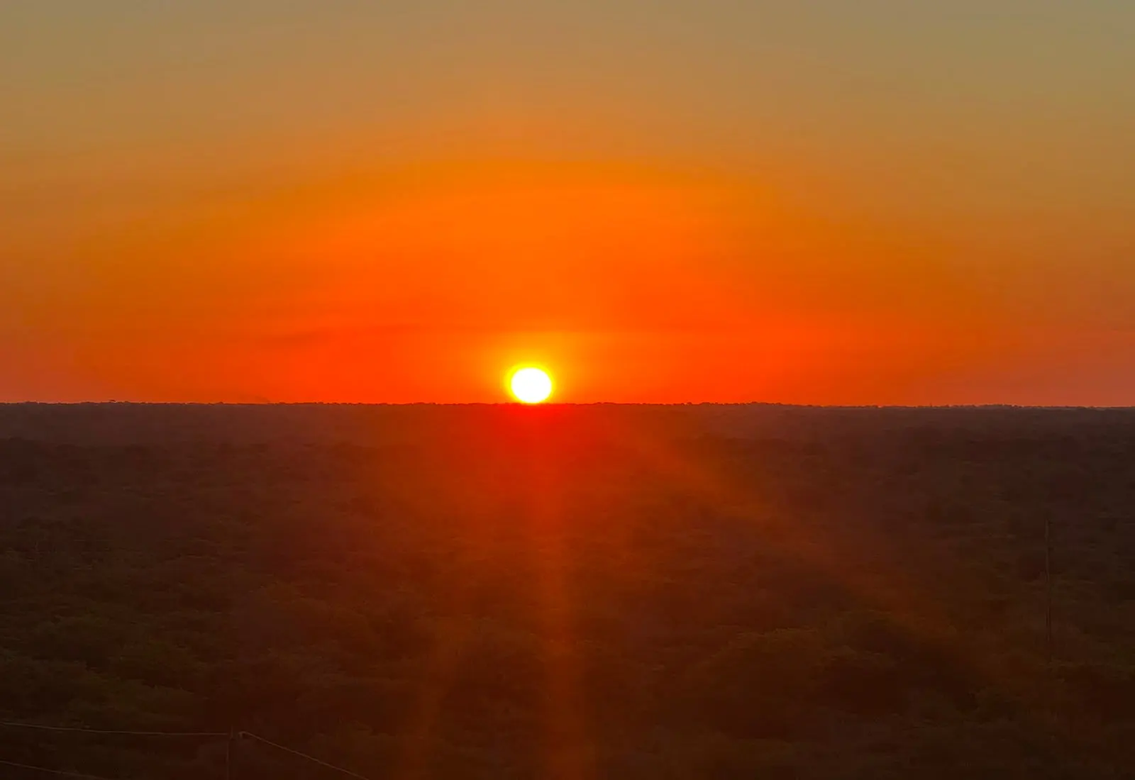 Red Dunes of Vilanculo — Sunset over the region