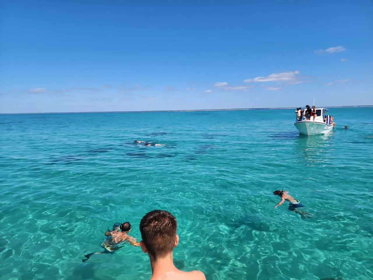 Santa Carolina Island — Snorkelling in crystal-clear water