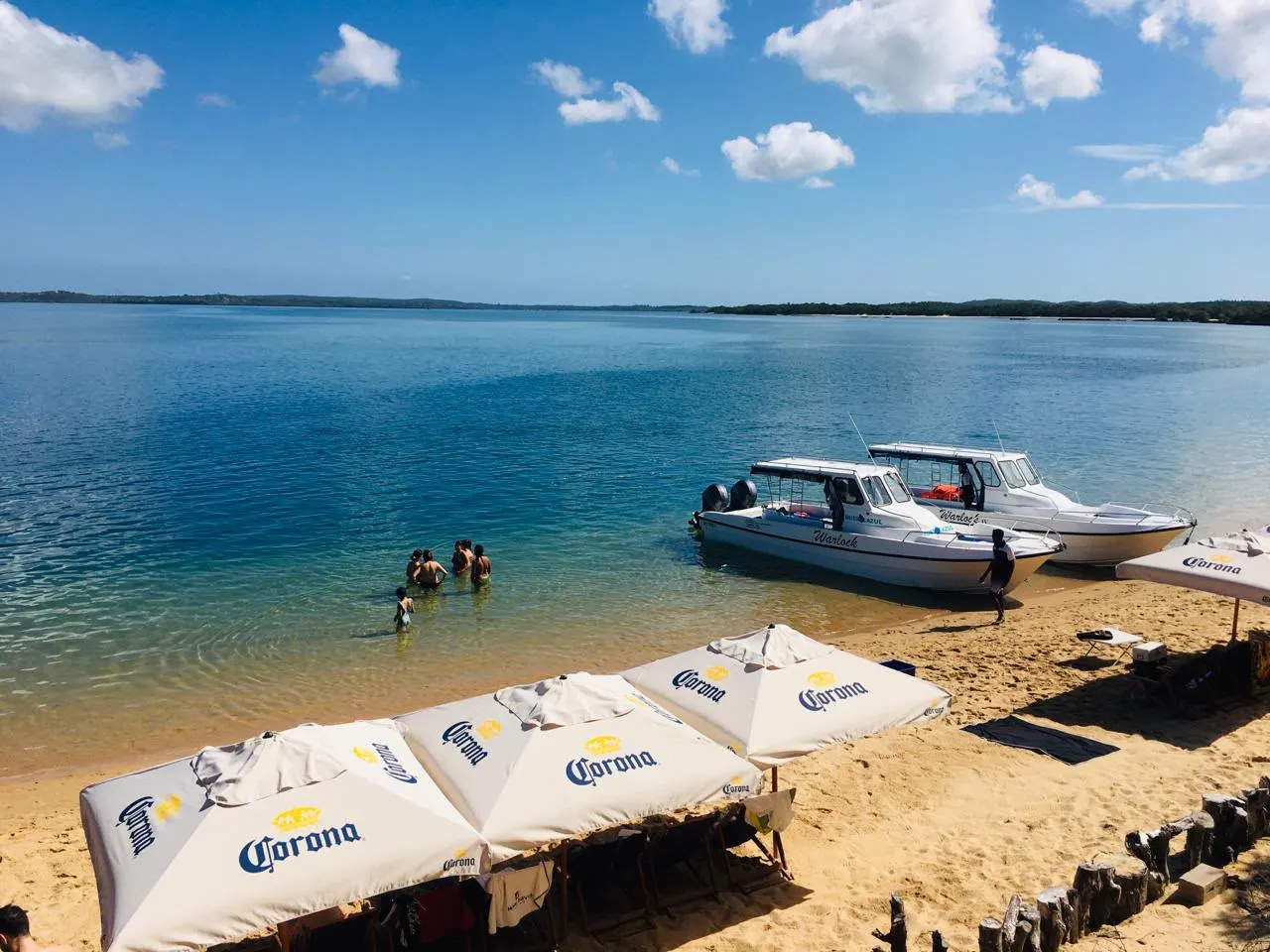 Baía de Maputo e Inhaca — Santa Maria, Inhaca — a baía vista da praia