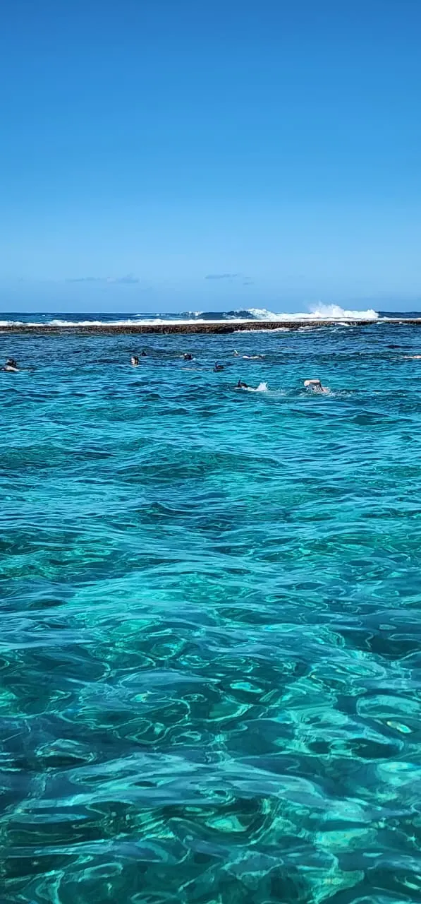 Two Mile Reef — The reef line offshore